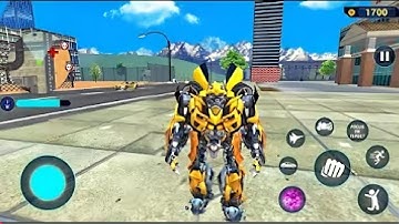 Bumblebee Transformation Jet Robot Car Game 2020 #4 - Android Gameplay