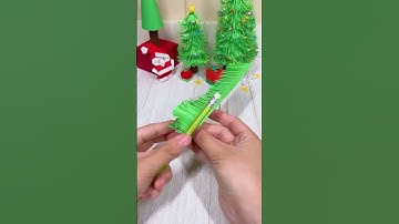 Trang trí Giáng Sinh - Làm cây thông Noel bằng giấy phần 2 cực đơn giản