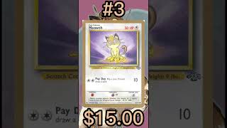 Top 5 Meowth cards!! #pokemoncards #pokemon #pokemontcg #tcg #meowth