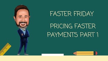 Pricing Faster Payments Part One