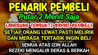 USAHA ANDA SEPI ? PUTAR 3 MENIT,  DIJAMIN LANGSUNG RAMAI PEMBELI, USAHA LANCAR, QORI MOHAMMAD NASER