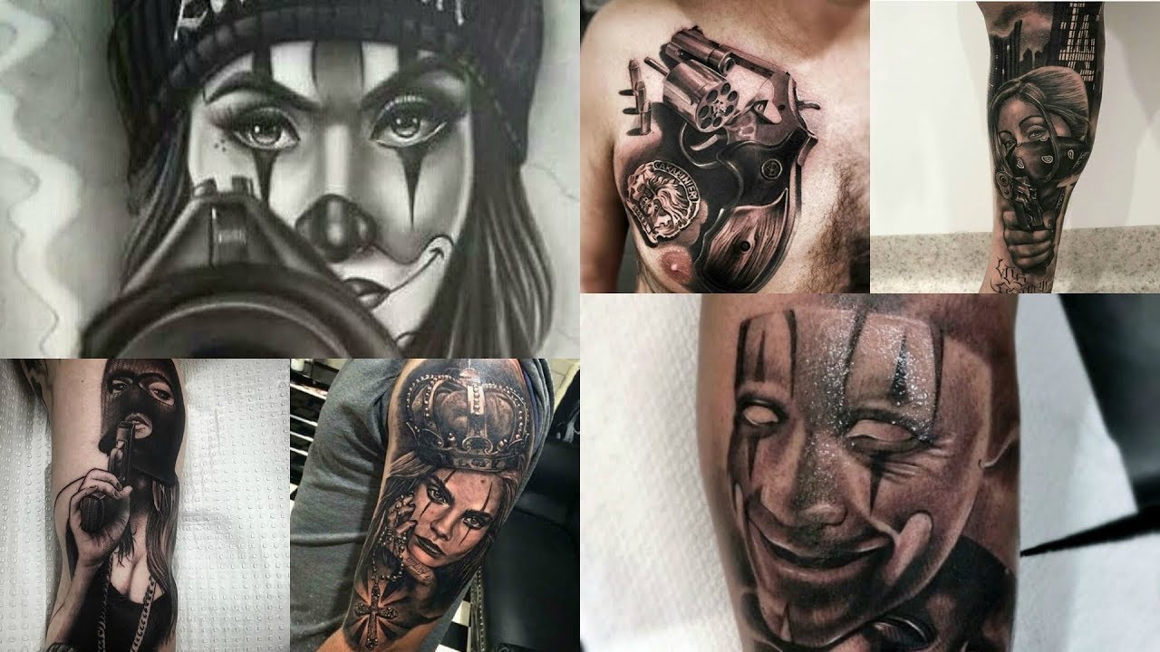 Full Arm Sleeve Gangster Theme Al Capone Tattoo By Wonderland Tattoo Studio Patong By Wonderland Tatoo Patong Phuket Thailand