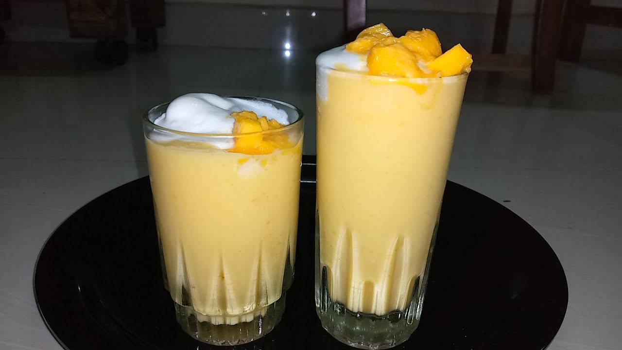 மாம்பழ மில்க்ஷேக்🍹¶¶ Mango Milkshake🥭¶¶ Refreshing Summer Drink🍸