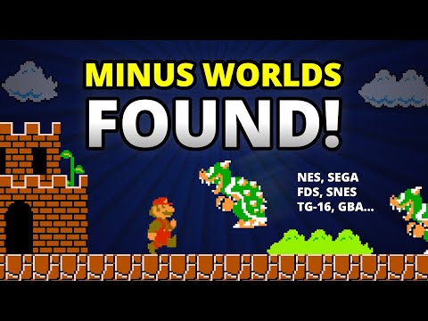 Exploring Minus Worlds in Super Mario Games!