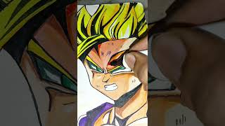 gahan from dragon 🐉 Ball super #anime #drawing #ekmotahathighumechala #art