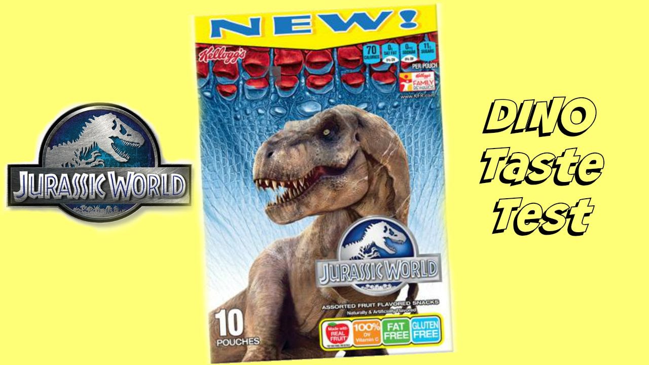 Jurassic World Fruit Snacks Dinosaurs Taste Test, Candy Review YouTube