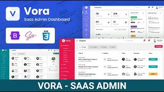 Vora Saas Admin Dashboard Template - Feature Walkthrough & Tour