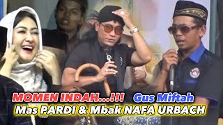 Momen INDAH...!!!..Gus Miftah bersama Mbak NAFA URBACH dan Mas Pardi