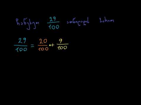 წილადის ათწილადში გადაყვანა