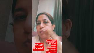 Face yoga for remove wrinkles, smile lines, #antiaging, #glowingskin,#faceyoga #shorts #facelift #sk
