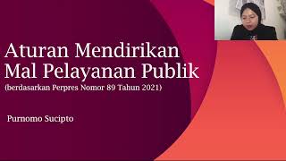 ATURAN MENDIRIKAN MAL PELAYANAN PUBLIK