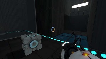 Portal 2 custom map - Cubes, Barriers and Water V2