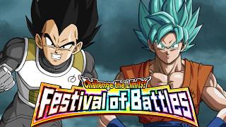 eza int ssb goku/vegeta VS FESTIVAL OF BATTLES! Dragon Ball Z Dokkan Battle