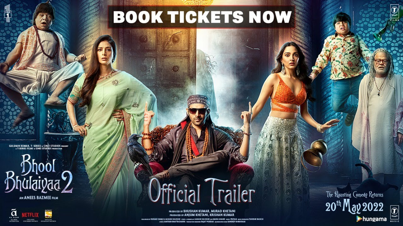 ⁣Bhool Bhulaiyaa 2 (Trailer) Kartik A, Kiara A, Tabu | Anees B, Bhushan K, Murad K, Anjum K, Pritam