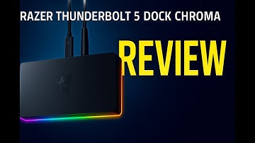 Review - Razer Thunderbolt 5 Dock Chroma: 10 Ports w/M.2 Storage Slot - Triple 4K Display