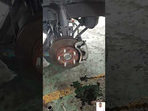 Replaced the wheel hub assembly to fix the strange bearing noise, and replaced the brake caliper