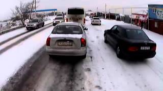 Алматы. Снег и аварии одного дня 20150115