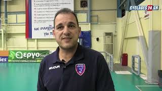 Δηλώσεις προπονητή ΑΟ Φοίνικα Πέτρου Κυριακόπουλου
