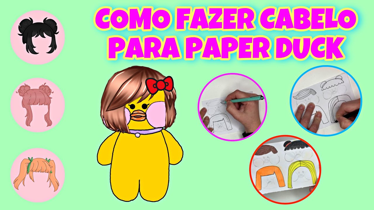 Ideias de roupas e acessórios para Paper Duck #paperduck 