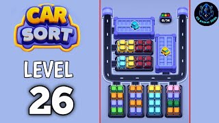 Car Sort: Color Puzzle All Level 26 Walkthrough & Gameplay Solution 