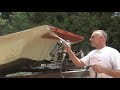 Spraying RAPTOR LINER on a duck hunting boat. Spraying RAPTOR LINER on a duck hunting boat.