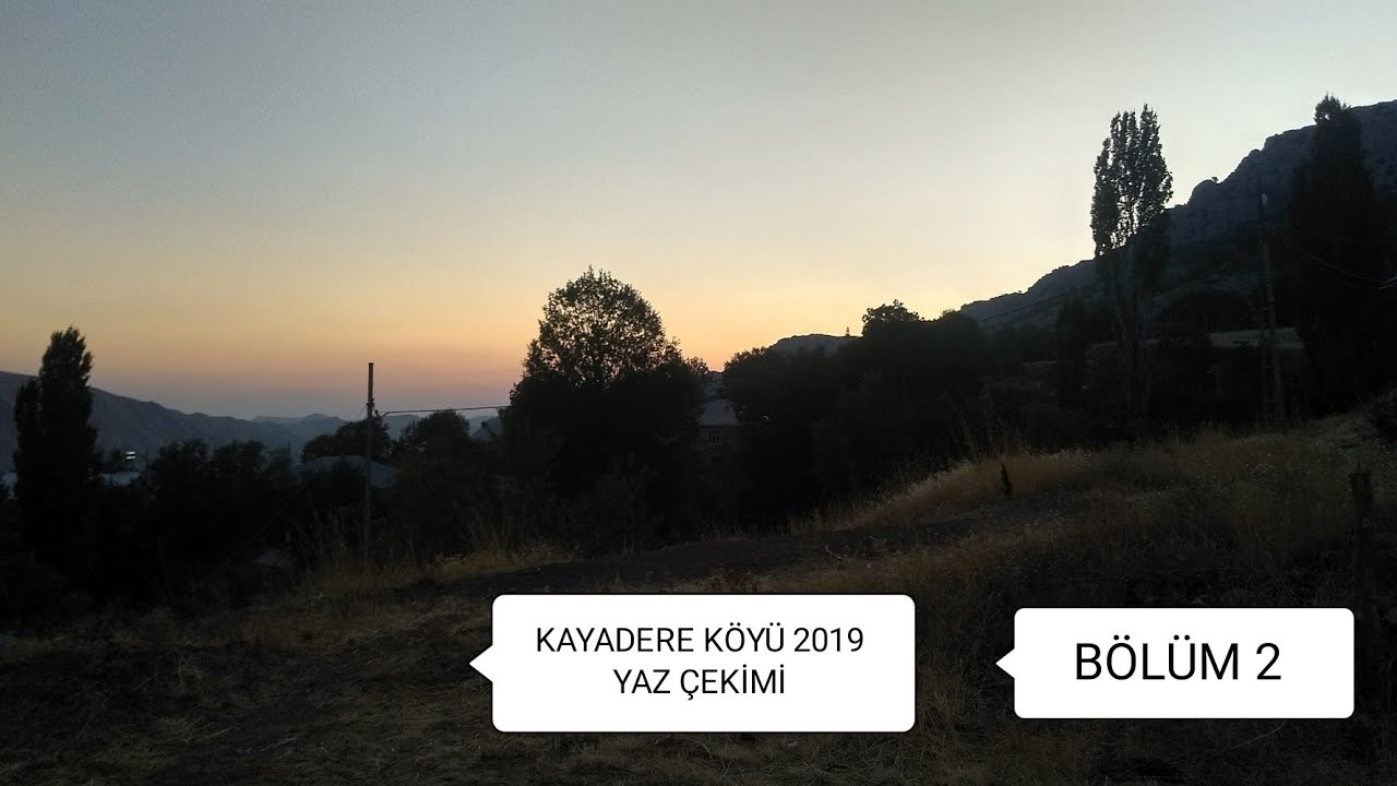 MALATYA Pütürge KAYADERE köyü 2019  