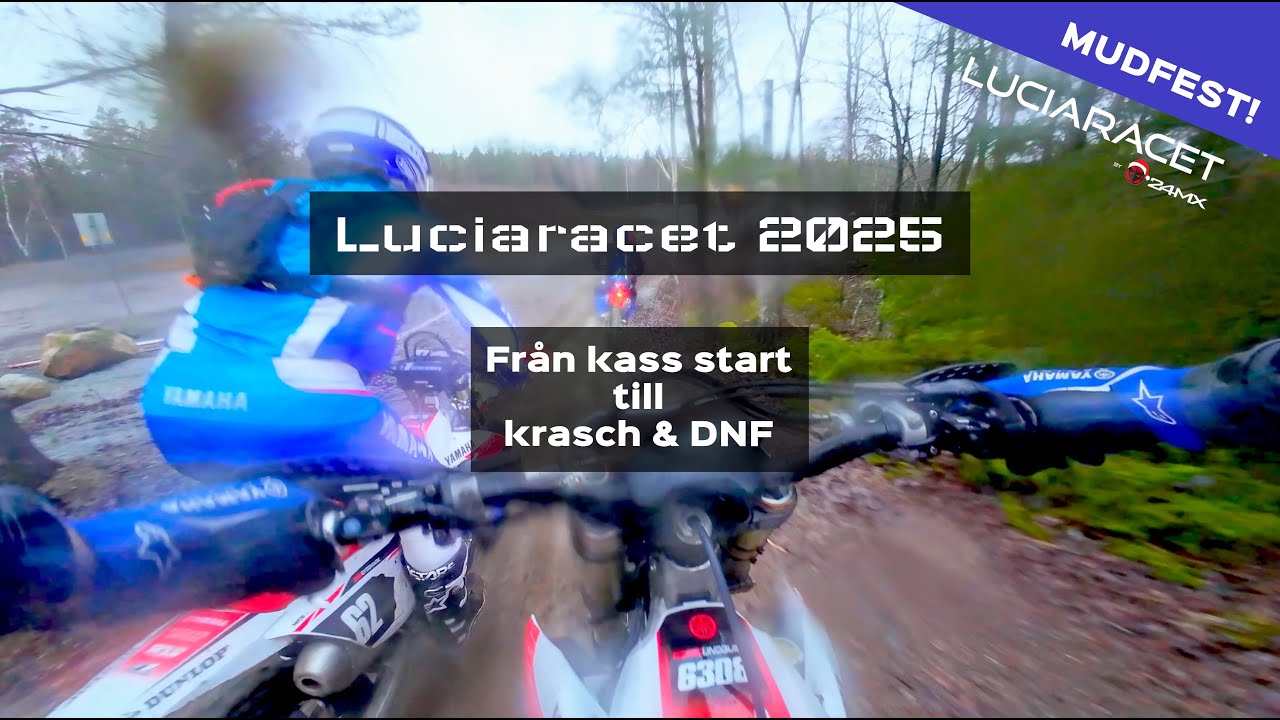 Det gick inte riktigt som planerat - Luciaracet 2025 | Swedish Enduro | Haninge MK