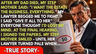 I Gave The Greedy Heirs Exactly What They Wanted. Their Lawyer Read One Sentence And Froze...