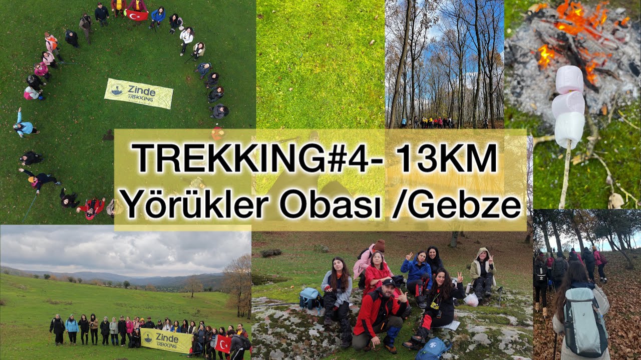 TREKKING #4  | 13 Km keyifli yürüyüş  Denizli Göleti /yürükler Obası  -GEBZE 