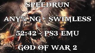 Speedrun God of War II Any% NG+ Swimless - 52:42 (PS3 EMU)