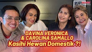 DAVINA VERONICA \u0026 CAROLINA SAMALLO KASIHI HEWAN DOMESTIK ?! | DELMAN GAOOLL