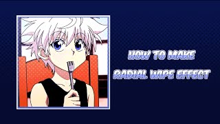 How to make radial wipe effect / alight motion tutorial screenshot 5