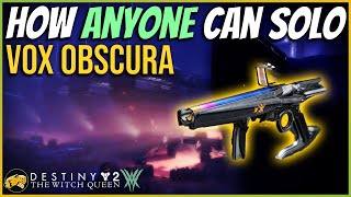 Vox Obscura Solo Walkthrough Guide  How to Get Dead Messenger Exotic  Destiny 2 Witch Queen