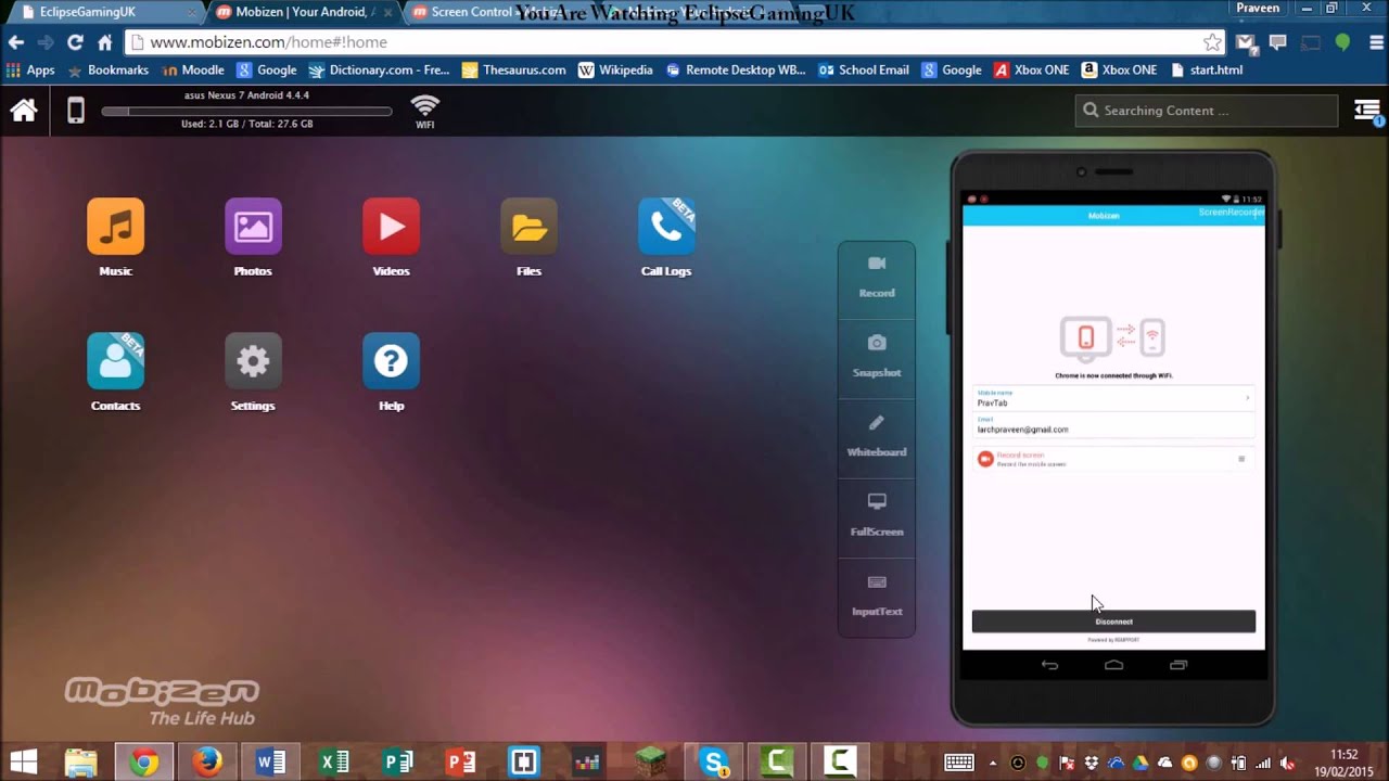 How To Mirror Android Screen To PC Without ROOT - YouTube