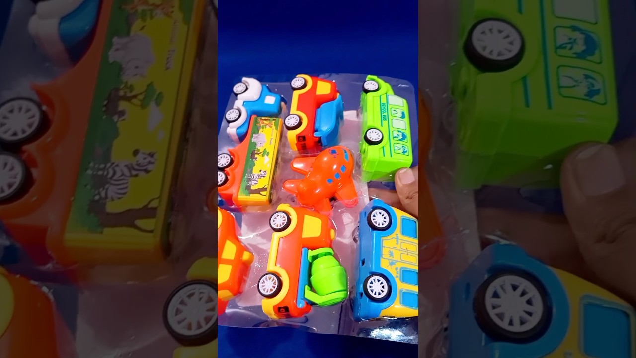 Pull Back Car Toys Mini Vehicles , Tayo Pull Back Toys , Pull Back Toy Car , ASMR