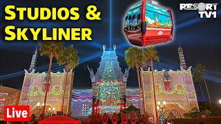 🔴Live: Holiday Fun at Hollywood Studios & Disney Skyliner Resorts - 12-29-23 - Walt Disney World