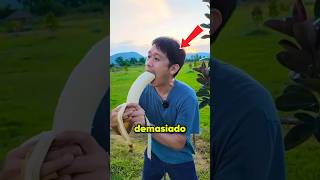 ¡El secreto de las bananas oscuras! #frutas #fruits #frutinovelas #hack