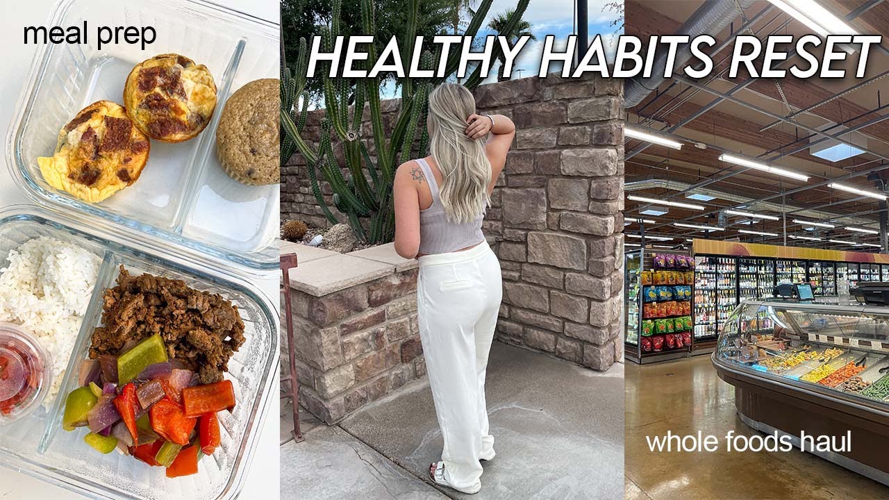 Getting back on track - Meal prep, grocery haul, night routine, & the ...