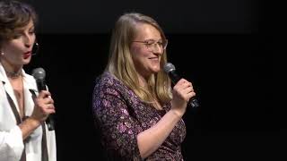 Saskia Vanell And Sam Fall Present The Festival Honour Award Buffer Festival Gala 2019