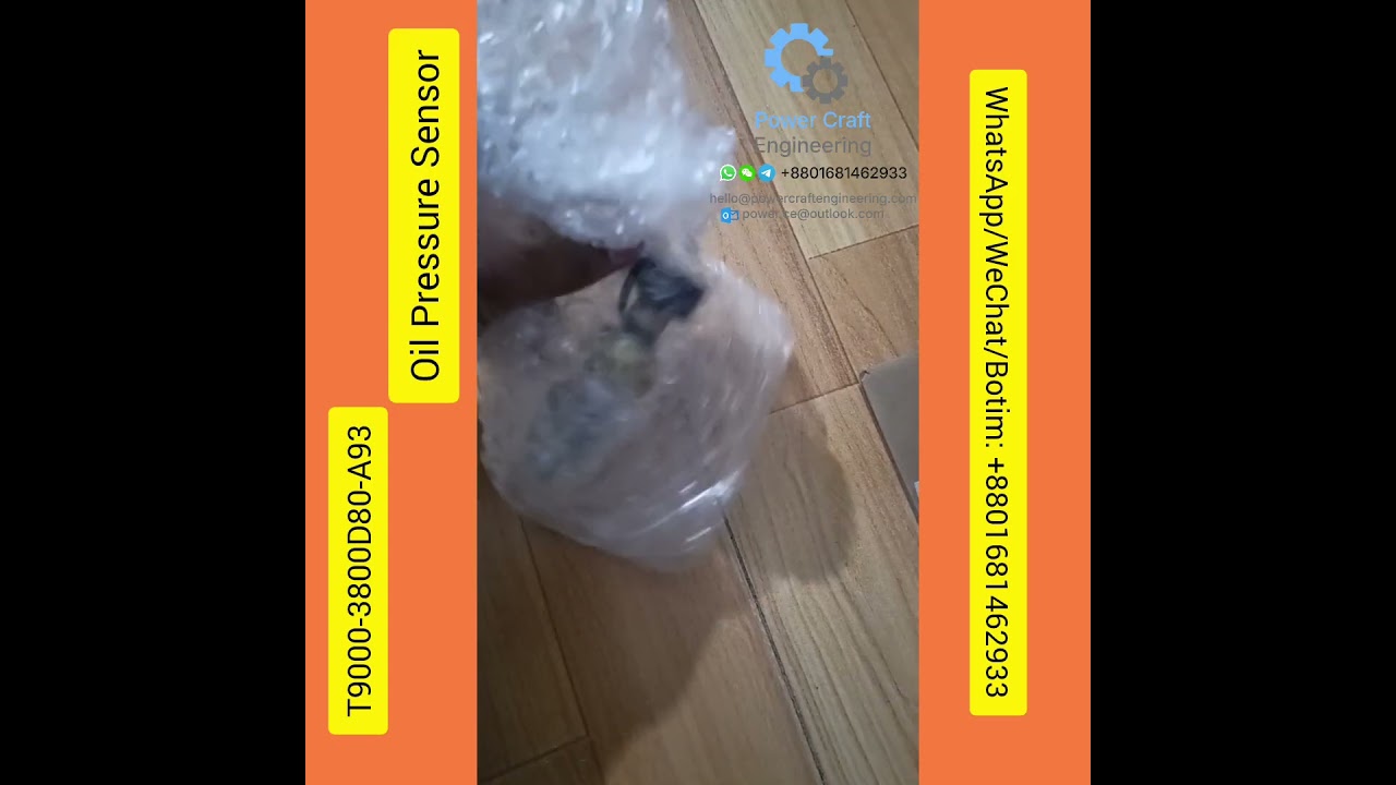 T9000 3800D80 A93 YUCHAI Oil Pressure Sensor || Power Craft Engineering ||+8801681462933 