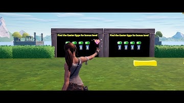 FORTNITE ESCAPE ISLANDS 4 BY MASTIFF JULIEN - ALL 8 EASTER EGGS LOCATION - TUTORIAL