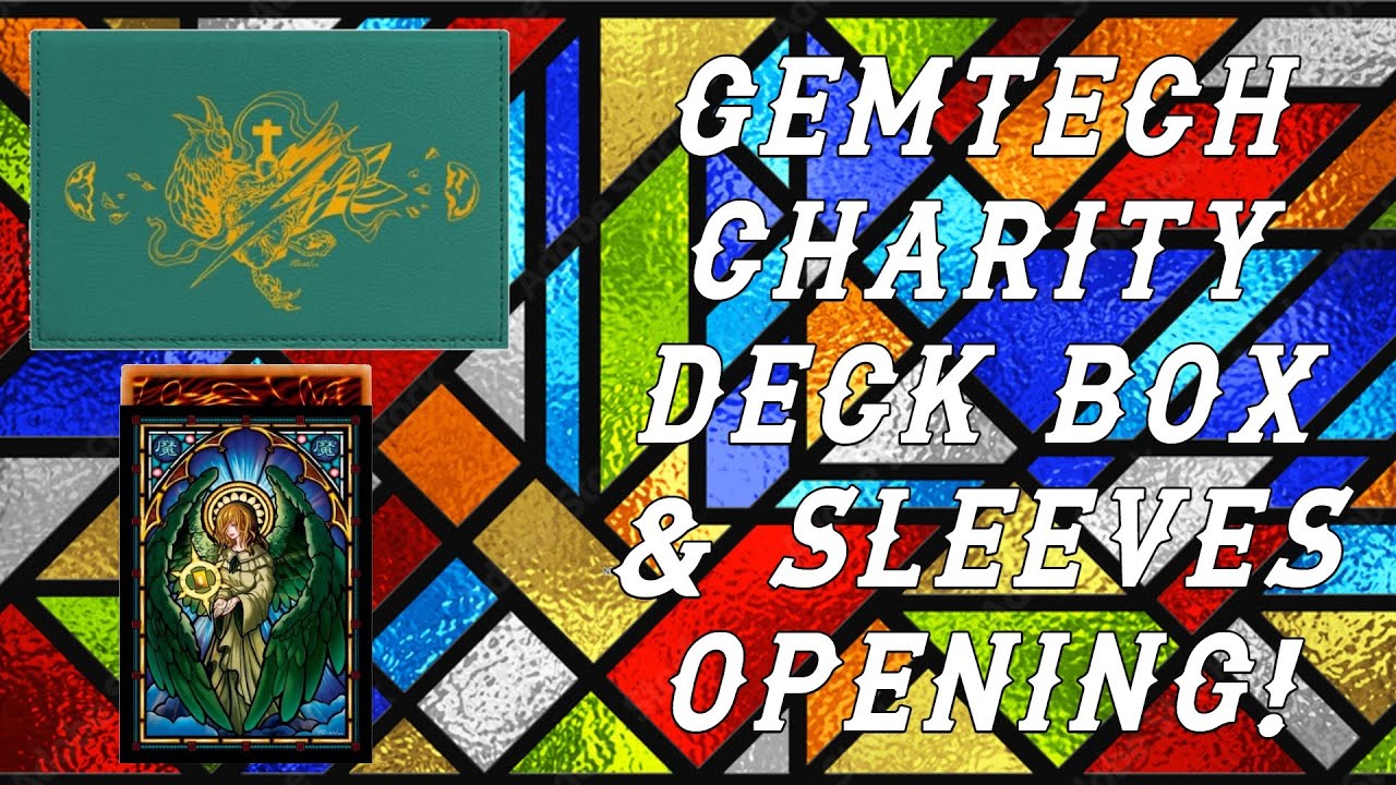 How Graceful! Gemtech Charity Deck Box & Sleeves Opening! YouTube