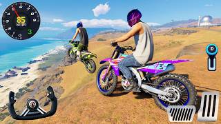 Impossible OFF-Road Bike Stunts - Yamaha YZ450F, KTM 450 EXC - The Crew Motorfest - Gameplay [UHD] screenshot 4