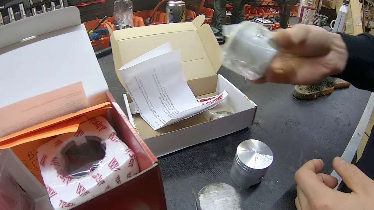 Remont silnika Aprilia Rally minarelli AC Wadliwy tłok AIRSAL