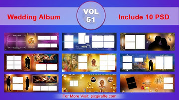 karizma album 12x36 psd templates 2020 vol 51