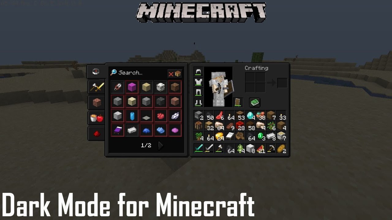 Minecraft Java Edition|Dark Mode for Minecraft Resource Packs|Malayalam ...