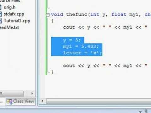 C++ Tutorial (28) - Absolute n00b spoonfeed