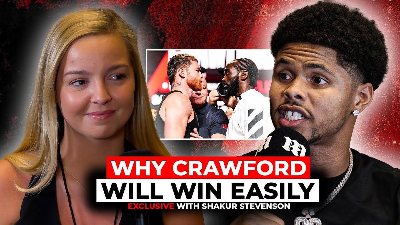 Shakur Stevenson BREAKS DOWN how Crawford EASILY beats Canelo
