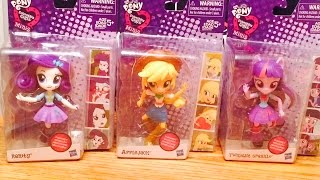 My Little Pony Equestria Girls Minis Rarity Twilight Sparkle and Apple Jack Unboxing