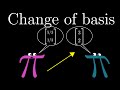 Changement de base  chapitre 13 essence de lalgbre linaire